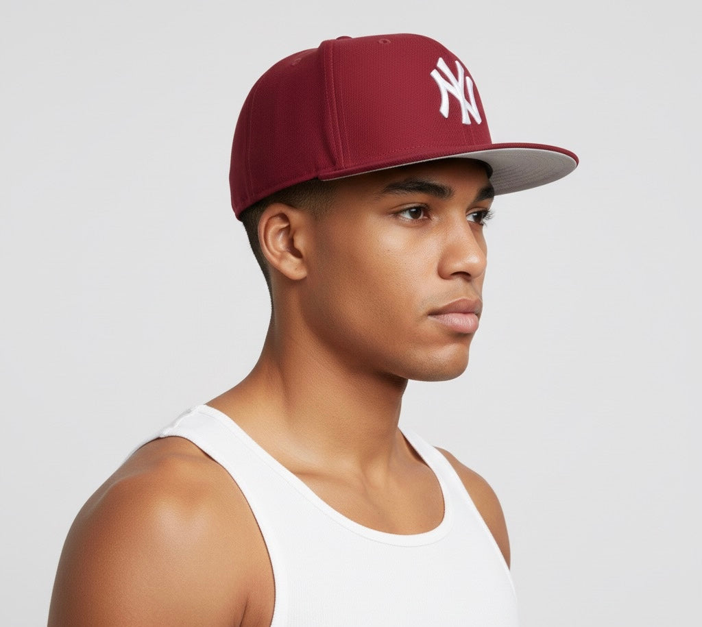 New Era New York Yankees 59FIFTY fitted cap in wine