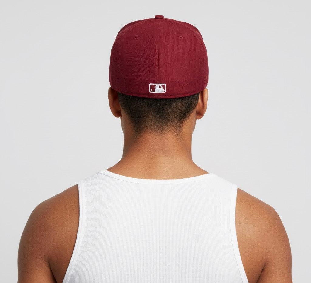 New Era New York Yankees 59FIFTY fitted cap in wine