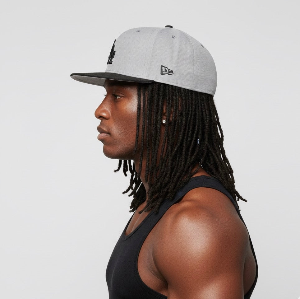 Los Angeles Dodgers Storm Gray Basic 59FIFTY Fitted Hat