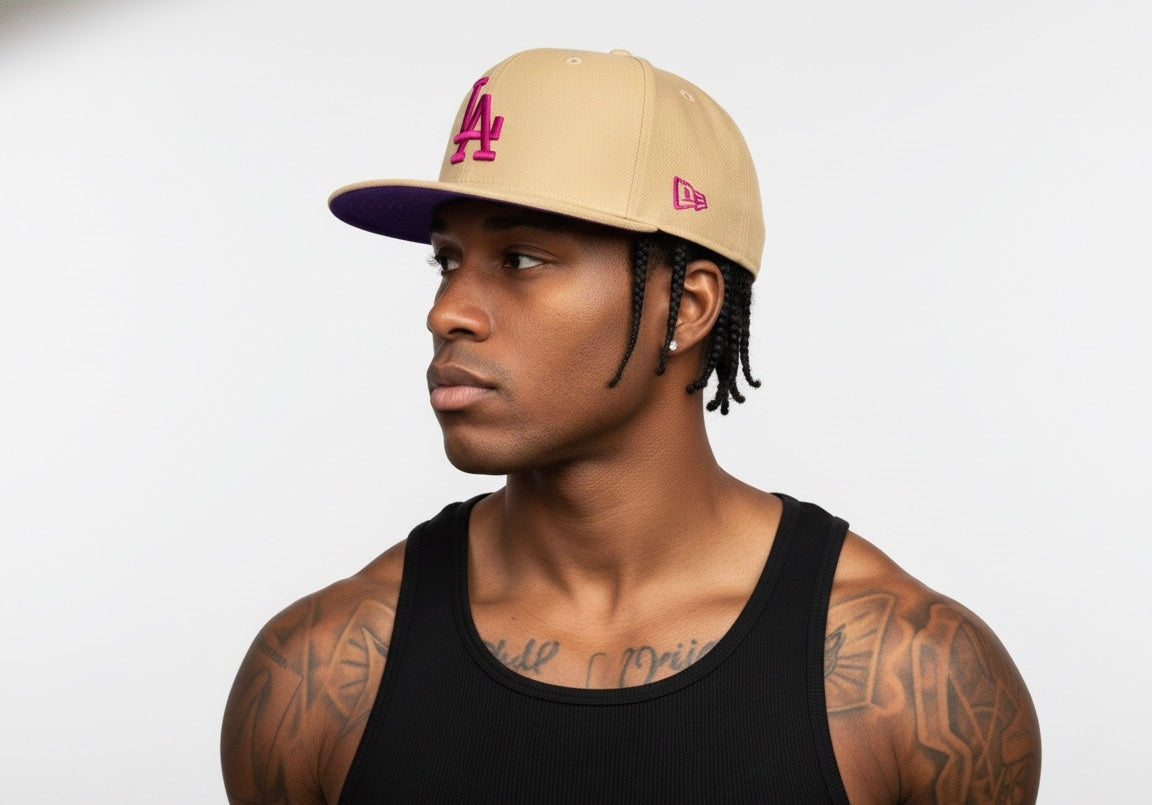 Los Angeles Dodgers 40th Anniversary Panama Prime Edition with a pink or sparkling grape undervisor