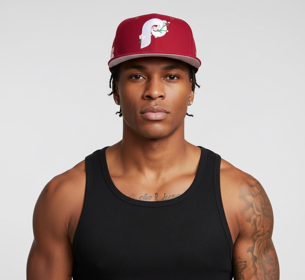 59FIFTY Philadelphia Phillies fitted hat with a floral-themed logo