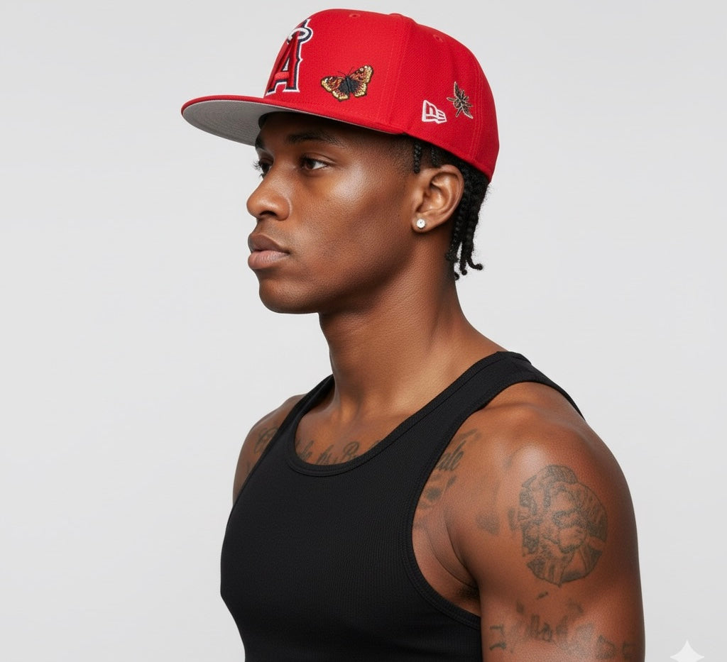 New Era Los Angeles Angels red 59FIFTY fitted cap